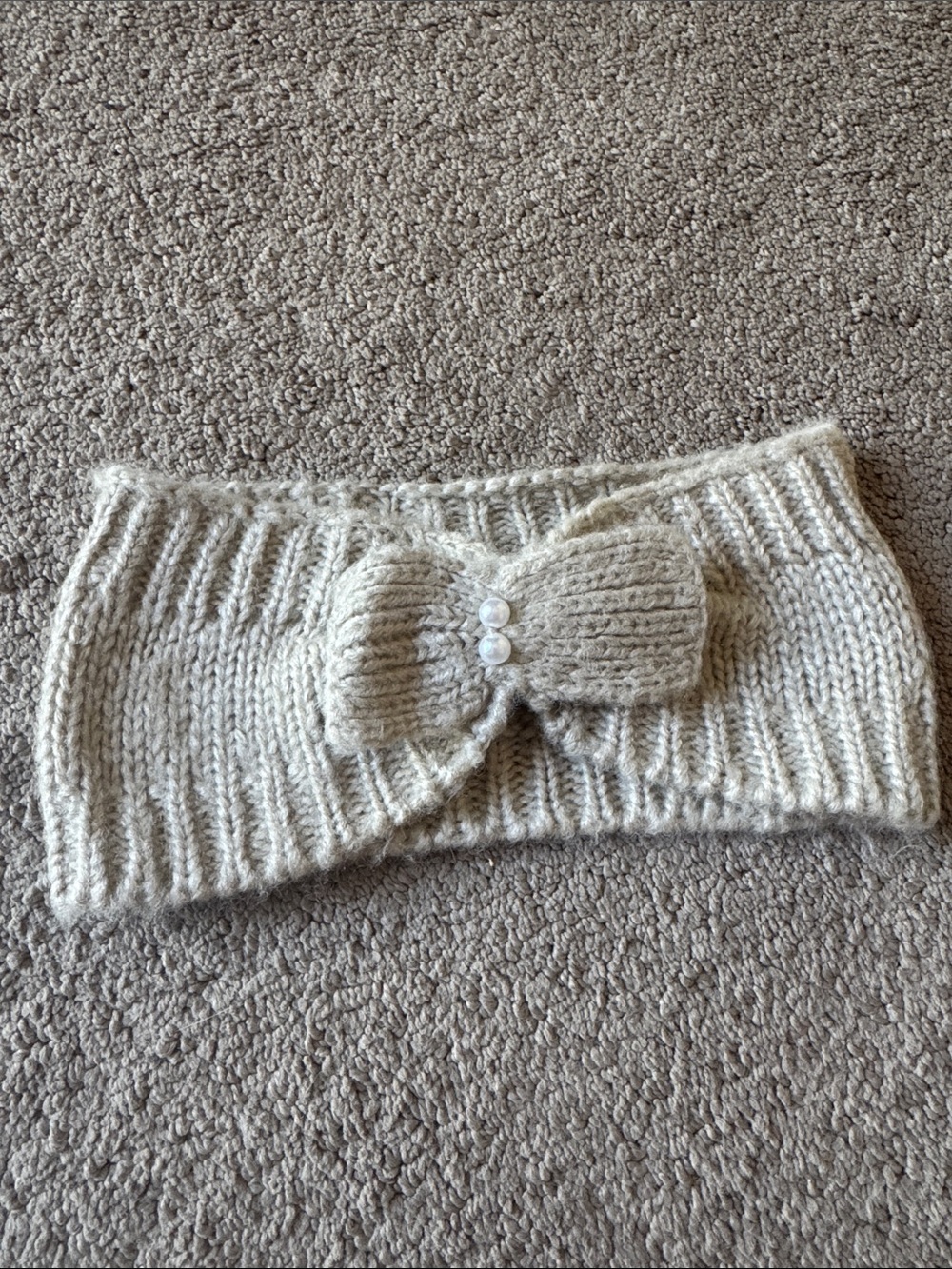 Knit Bow Headband